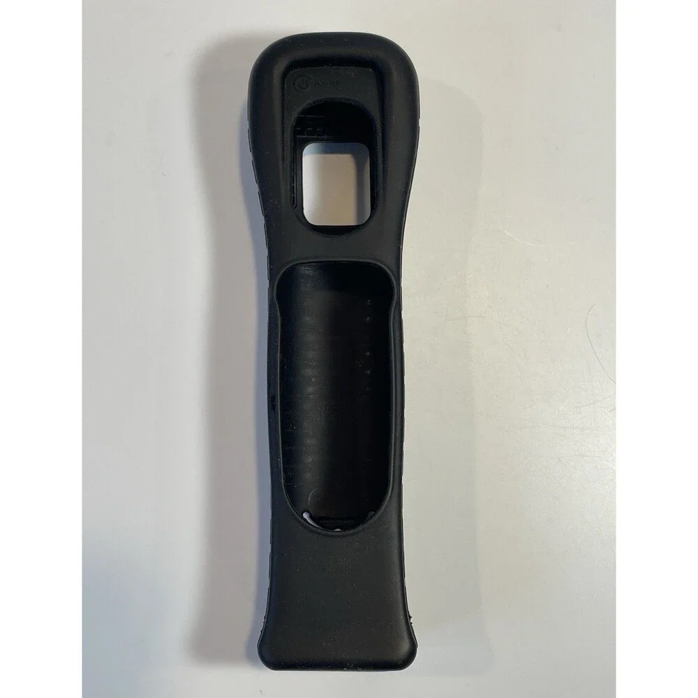 OEM Nintendo Wii RVL-026 Black Motion Plus Adapter w/ Rubber Sleeve & Nunchuck